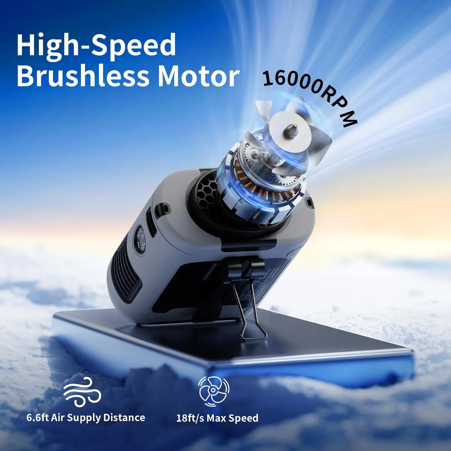 3-in-1 Fan, Torch & LED Light