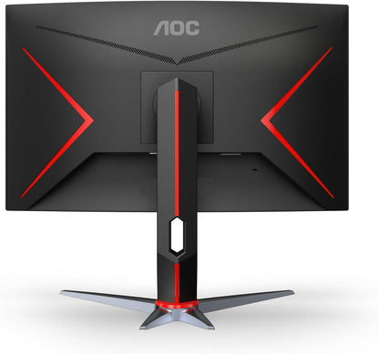 CQ27G2 27" Super Curved Frameless Gaming Monitor QHD 2K, 1500R Curved VA, 1Ms, 144Hz, Freesync, Height Adjustable, 3-Yr Zero Dead Pixel
