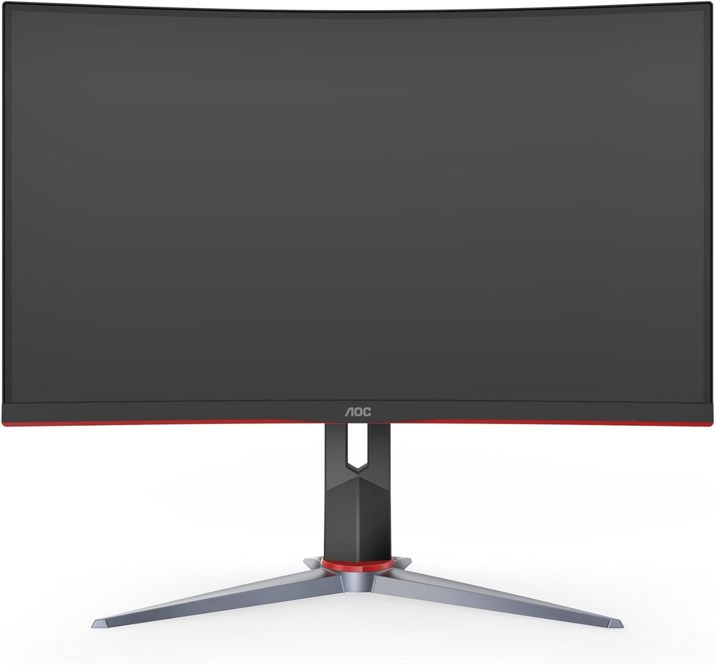 CQ27G2 27" Super Curved Frameless Gaming Monitor QHD 2K, 1500R Curved VA, 1Ms, 144Hz, Freesync, Height Adjustable, 3-Yr Zero Dead Pixel