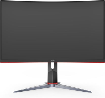 CQ27G2 27" Super Curved Frameless Gaming Monitor QHD 2K, 1500R Curved VA, 1Ms, 144Hz, Freesync, Height Adjustable, 3-Yr Zero Dead Pixel