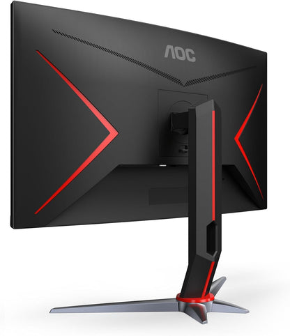 CQ27G2 27" Super Curved Frameless Gaming Monitor QHD 2K, 1500R Curved VA, 1Ms, 144Hz, Freesync, Height Adjustable, 3-Yr Zero Dead Pixel